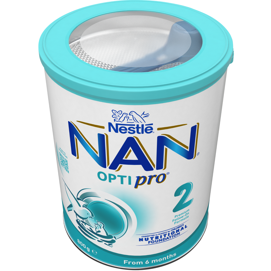 Nestlé NAN OPTIPRO 2 Stage 2 Formula 6-12 Months – 800g Lid
